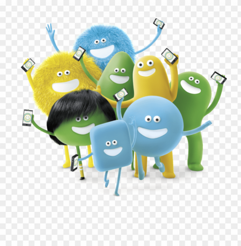 switch to cricket and get a free phone - cricket wireless characters winter Clean Background Isolated PNG Illustration