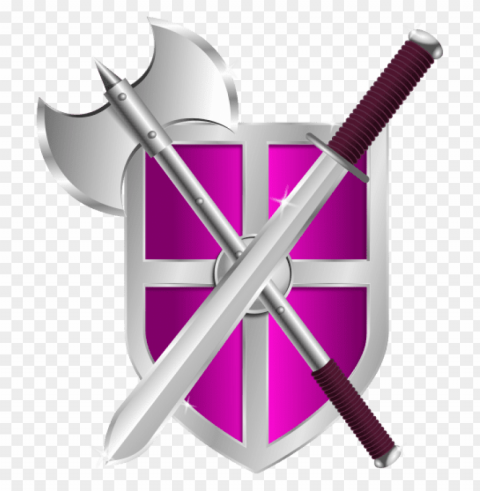 sword and shield PNG images with transparent canvas variety