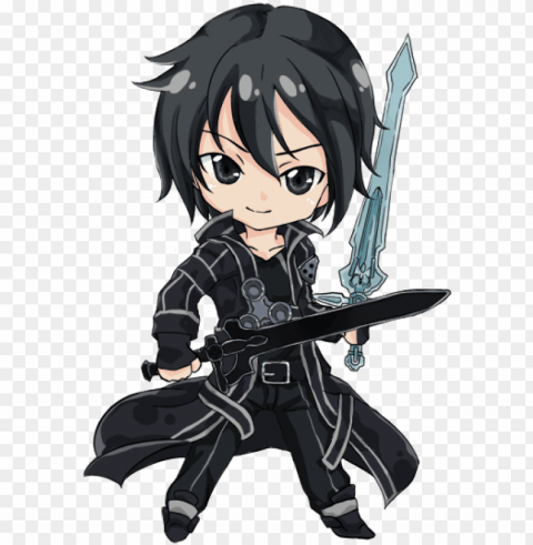 sword art online kirito by d-tomoyo - attack on titan game kirito PNG images with transparent layering