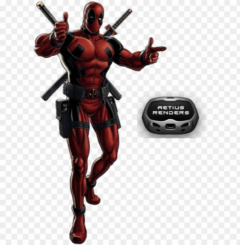 sword clipart deadpool - deadpool marvel avengers alliance Isolated Item with Clear Background PNG