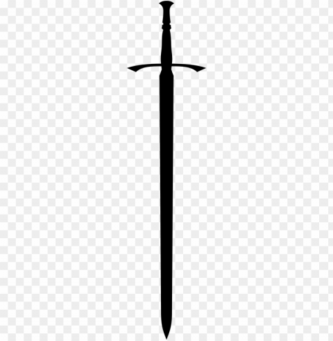 sword clipart silhouette - parallel PNG images for banners
