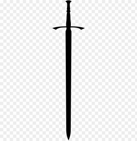 Sword Clipart Silhouette - Parallel PNG Images For Banners