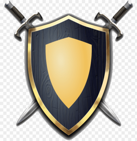 sword shield image - shield and sword Transparent Background PNG Isolated Illustration