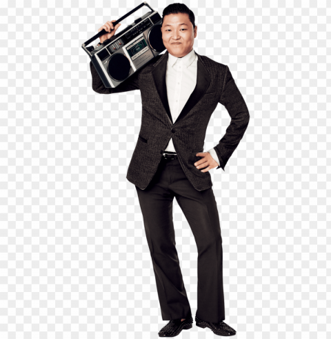 sy-singer - - psy transparent PNG Isolated Illustration with Clarity