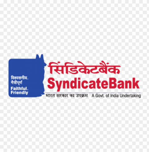 syndicate bank vector logo Transparent Background PNG Isolated Design