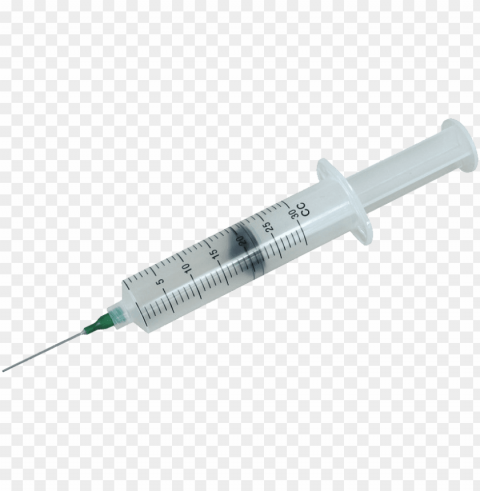 syringe Isolated Subject with Clear Transparent PNG