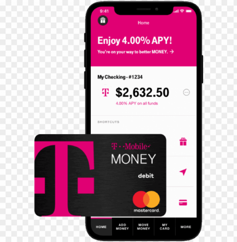 t mobile launches t mobile money banking service - t mobile money debit card Clear background PNG clip arts