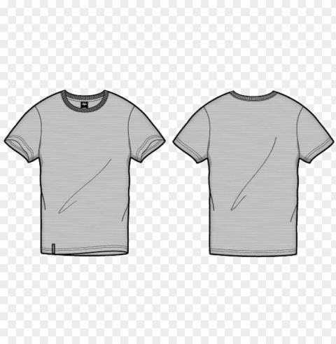 t-shirt template image background - plain grey t shirt template Isolated Design Element in PNG Format