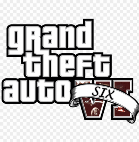 ta 6 - grand theft auto 6 logo PNG photo without watermark