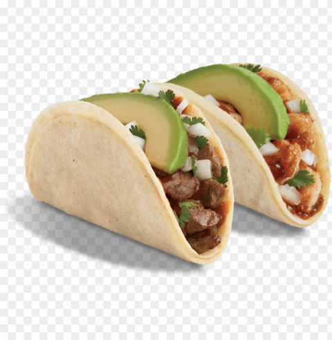taco clipart shredded lettuce - del taco steak taco Transparent PNG Graphic with Isolated Object