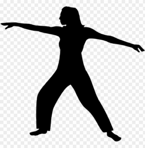 tai chi qigong silhouette meditation - working out silhouette PNG graphics with alpha transparency bundle PNG transparent with Clear Background ID 571547e6