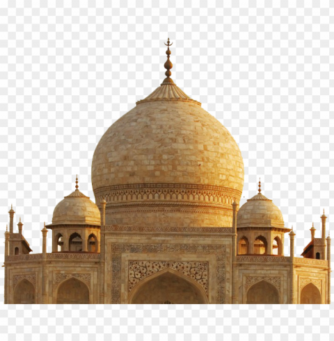 taj mahal dome mosque masjid india Isolated Element on HighQuality PNG