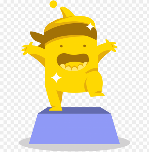 take apart class dojo speakers tweed monsters - class dojo trophy Transparent PNG Isolated Item with Detail