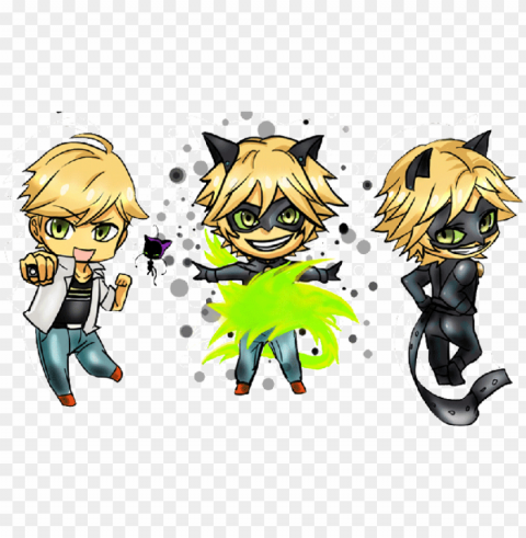 tales of ladybug & cat noir fan forge - cartoon PNG for overlays