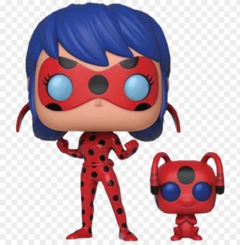 tales of ladybug & cat noir - miraculous ladybug funko pop PNG images with alpha transparency layer