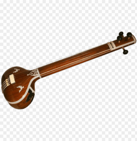 tanpura - indian musical instruments tambura Isolated Element on HighQuality Transparent PNG