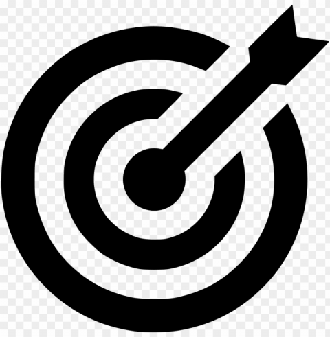 target success bullseye goal archery arrow comments - target icon gree Isolated Design Element on Transparent PNG