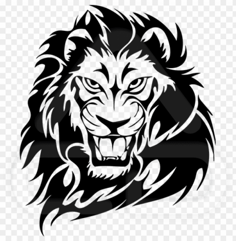 tattoo of lion head Isolated Character with Clear Background PNG