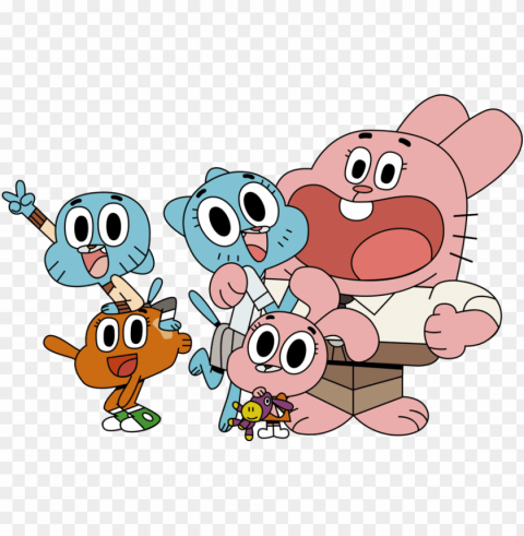 tawog watterson family by cba24-d5h97cw - amazing world of gumball watterson family Clear Background PNG Isolated Graphic