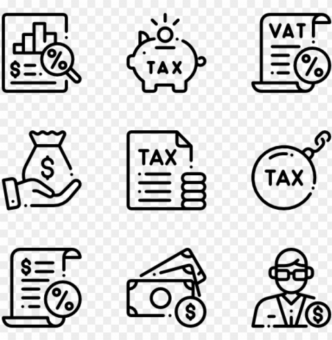 taxes - passport icon background PNG images with transparent elements pack