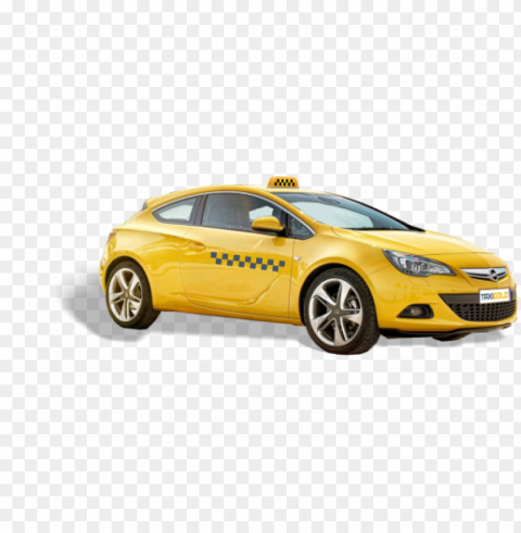 Taxi Cars Clear Background Isolated Object On HighQuality Transparent PNG