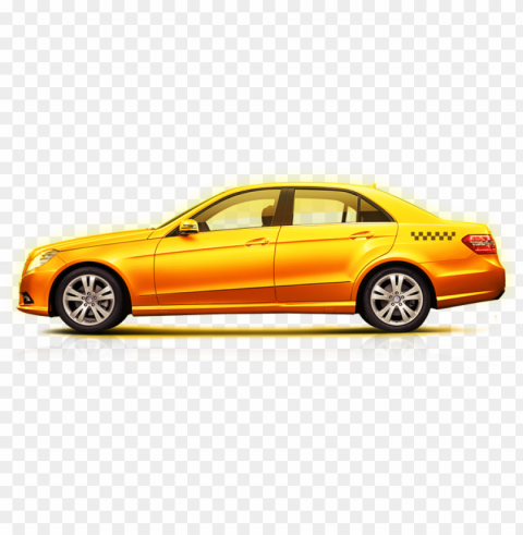 taxi cars Isolated Item with Clear Background PNG