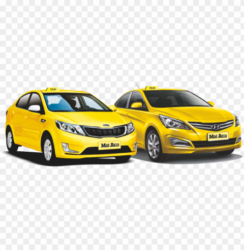 taxi cars free Isolated Design Element in Clear Transparent PNG