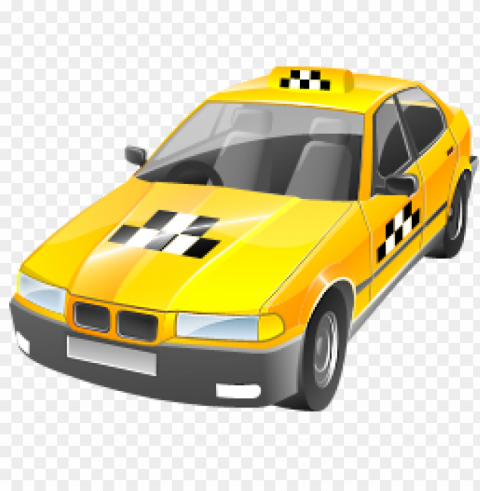 taxi cars free Isolated Subject in HighQuality Transparent PNG