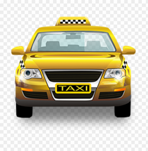 taxi cars hd Isolated Item on Transparent PNG Format