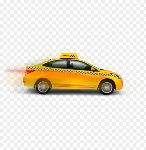 taxi cars hd Isolated PNG Item in HighResolution