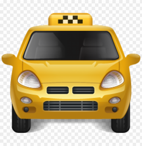 taxi cars image Isolated Design Element in PNG Format