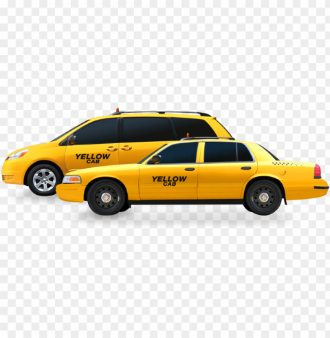 Taxi Cars Image Isolated Graphic Element In Transparent PNG