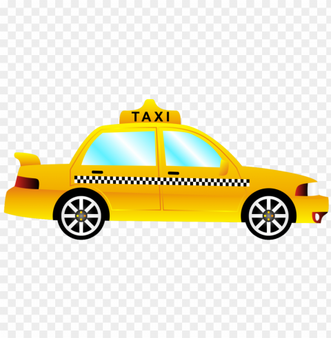 taxi cars images Isolated Design in Transparent Background PNG