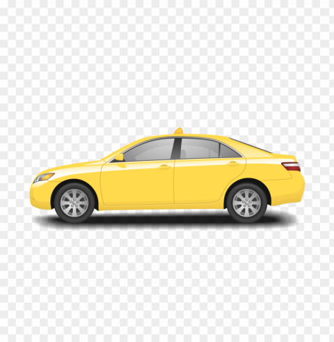 taxi cars transparent background Isolated Design Element in HighQuality PNG