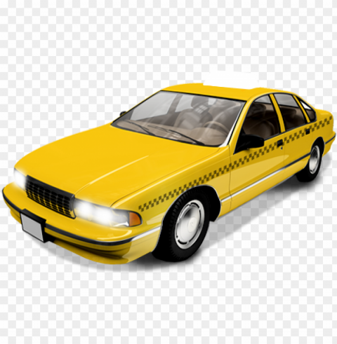 taxi cars background Isolated Object in HighQuality Transparent PNG