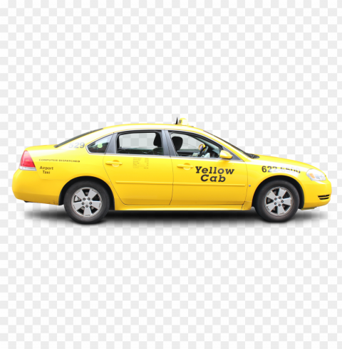 taxi cars transparent background Isolated Subject in HighResolution PNG