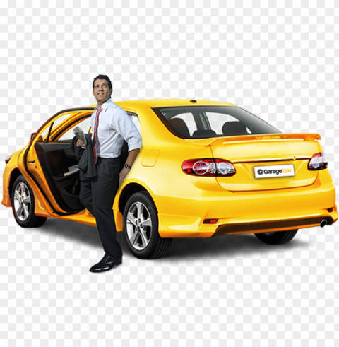 taxi cars wihout background Isolated Object on Transparent PNG