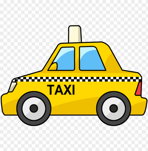 taxi cartoon Transparent graphics