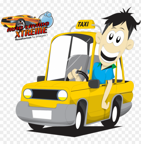 Taxi Driver Clipart - Cartoon Taxi Driver PNG Transparent Graphics For Projects