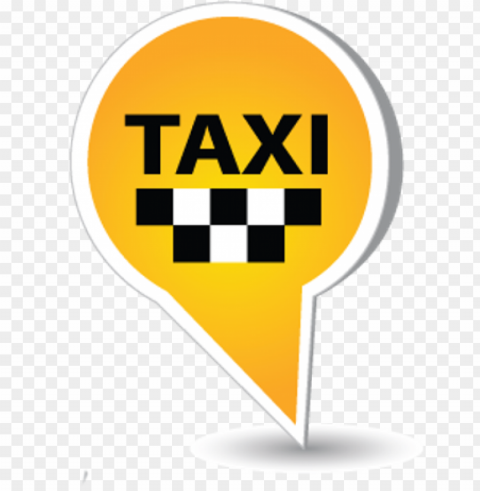 taxi logos logo clear background PNG Illustration Isolated on Transparent Backdrop