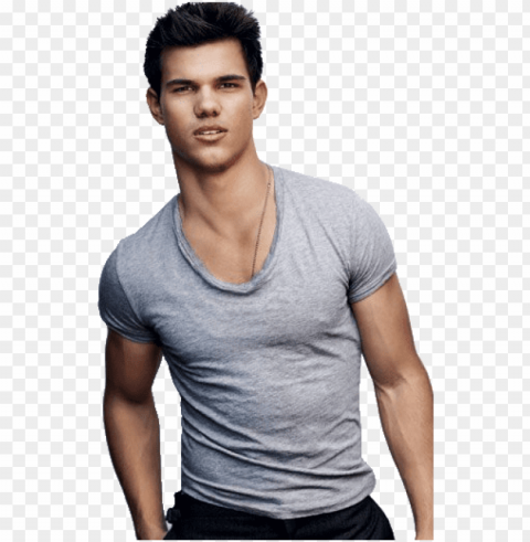 taylor lautner hot and sexy image - does shark boy look like now Isolated Item with Transparent Background PNG