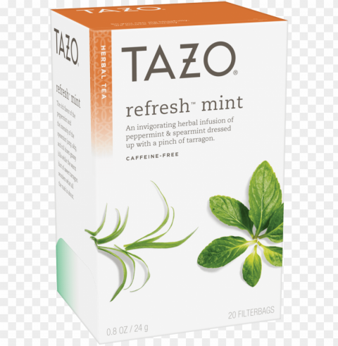 tazo refresh mint 20ct - tazo refresh mint tea PNG images for printing