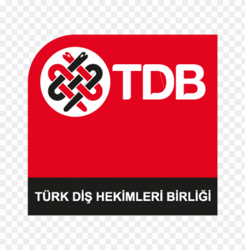 tdb vector logo free download Transparent Background Isolated PNG Design Element