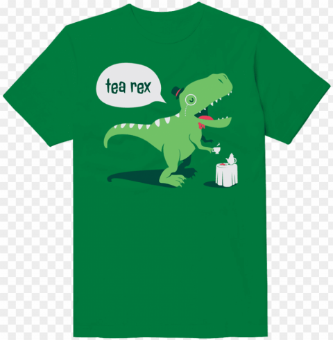 tea rex funny t-shirt - dino funny Free PNG images with alpha channel variety