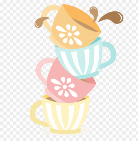 teapot and tea cup picture library - tea cups clipart Isolated Item with HighResolution Transparent PNG