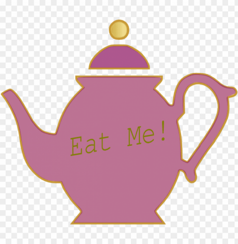 teapot drawing alice in wonderland PNG images with high transparency