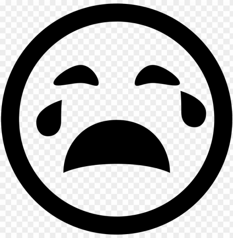 teardrop falling on sad emot face - crying icon Transparent PNG images collection
