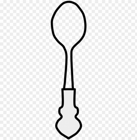 teaspoon dessert spoon black and white - teaspoon dessert spoon black and white PNG images with high transparency PNG transparent with Clear Background ID aae66705
