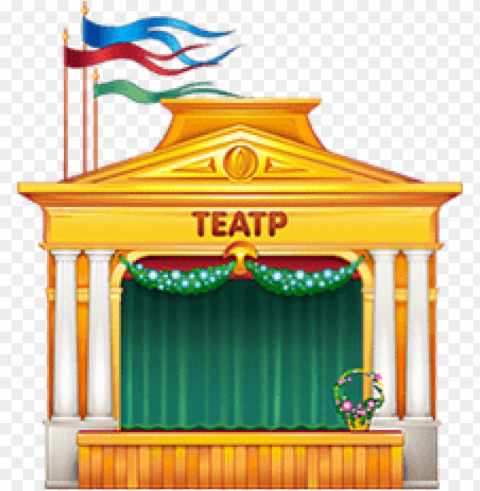 театр Isolated Subject with Clear Transparent PNG