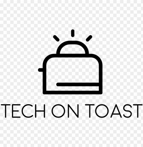 tech on toast black web - journey Isolated Graphic on Clear Background PNG